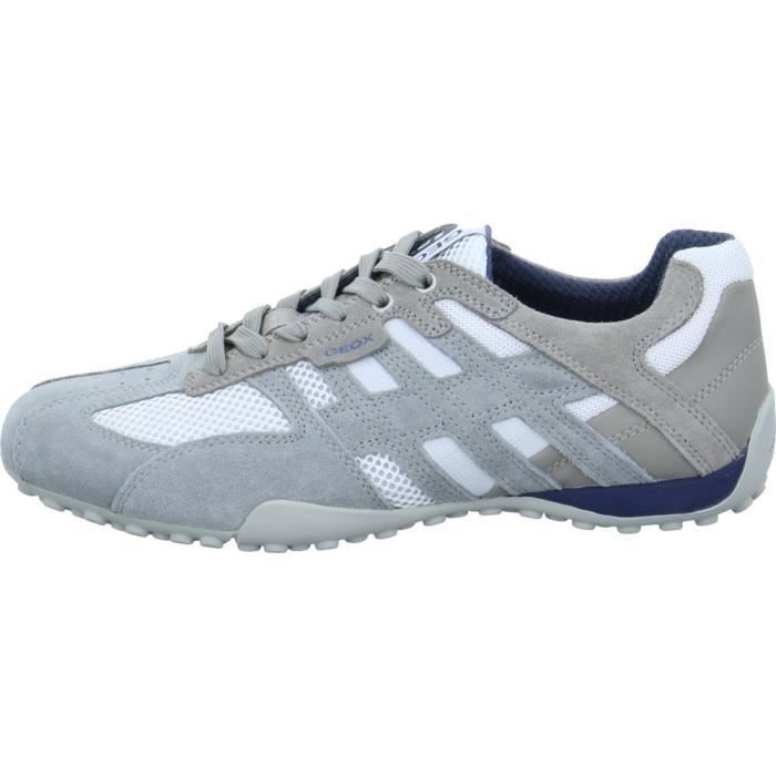 Geox Chaussures - GEOX - Snake - Homme - Cuir - Gris - Confort et style