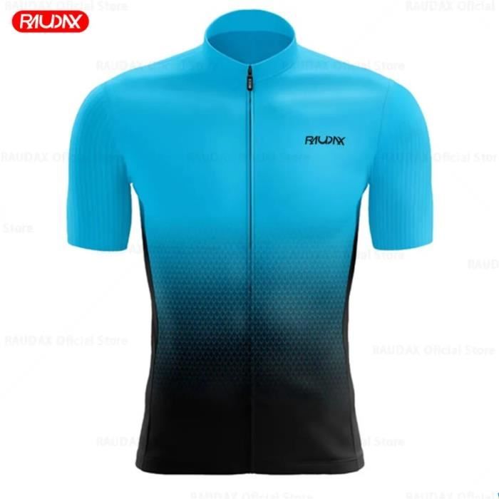 Maillot de cyclisme respirant à manches courtes avec