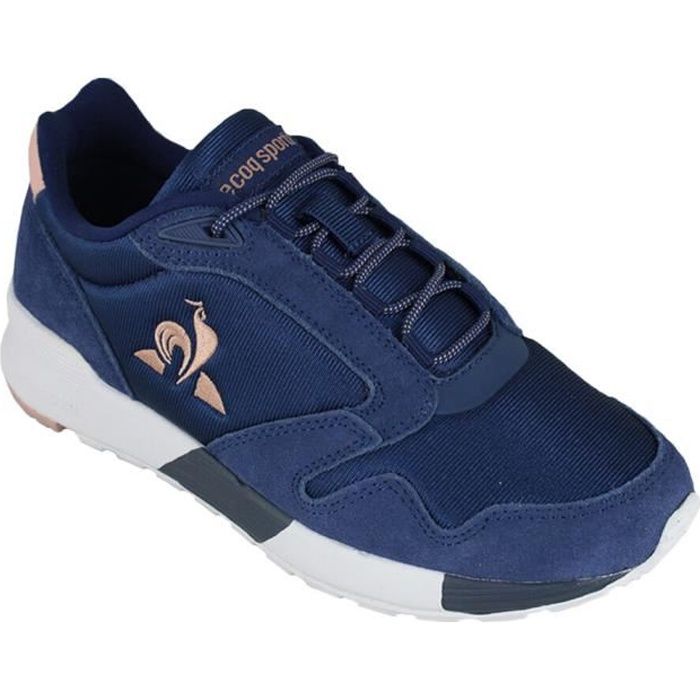 Le Coq Sportif Baskets LE COQ SPORTIF Omega x w 2020207 - Bleu - Lacets - Plat - Mixte - Adulte