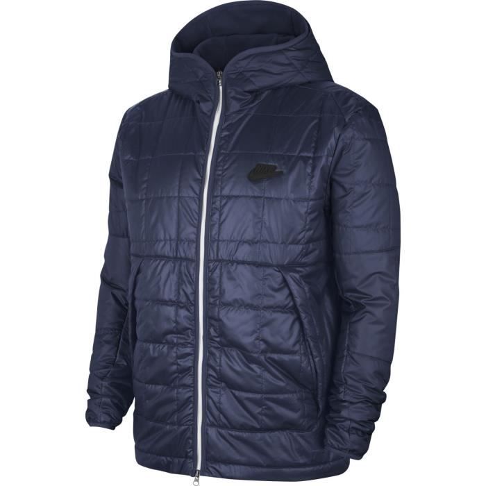 Veste de ski Nike Sportswear Synthetic Fill pour homme Bleu Doublure en Fleece Coupe standard Bleu Cdiscount Sport