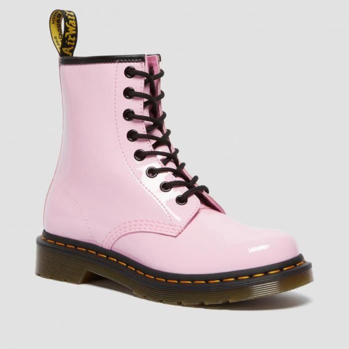 Bottines et boots pour Femme - DR. MARTENS - 1460 w - Rose - Patent lamper