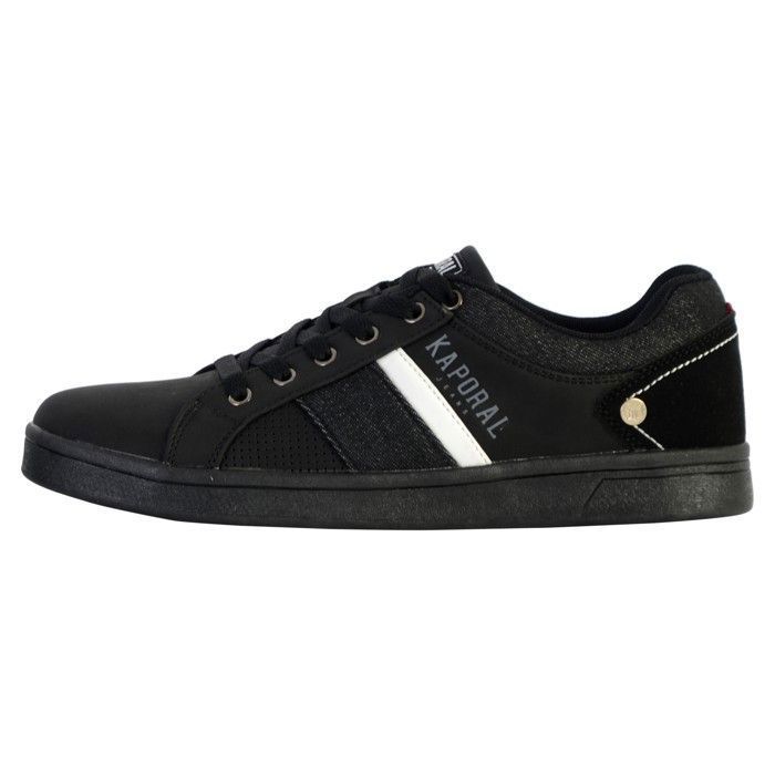 Basket Kaporal Darell KAPORAL Homme Synthetique Noir Lacets Noir Cdiscount Chaussures