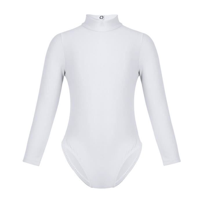 Inlzdz Justaucorps Danse Classique Ballet pour Fille Enfant Leotard Gym