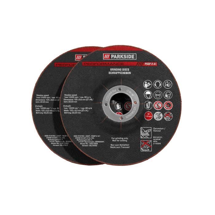 Disques à ébarber 125 Mm - Lot De 5 Pour Métal Et Inox - Compatibles Meuleuse D'angle 22.23 Mm - Abrasifs Flexibles Et Durables