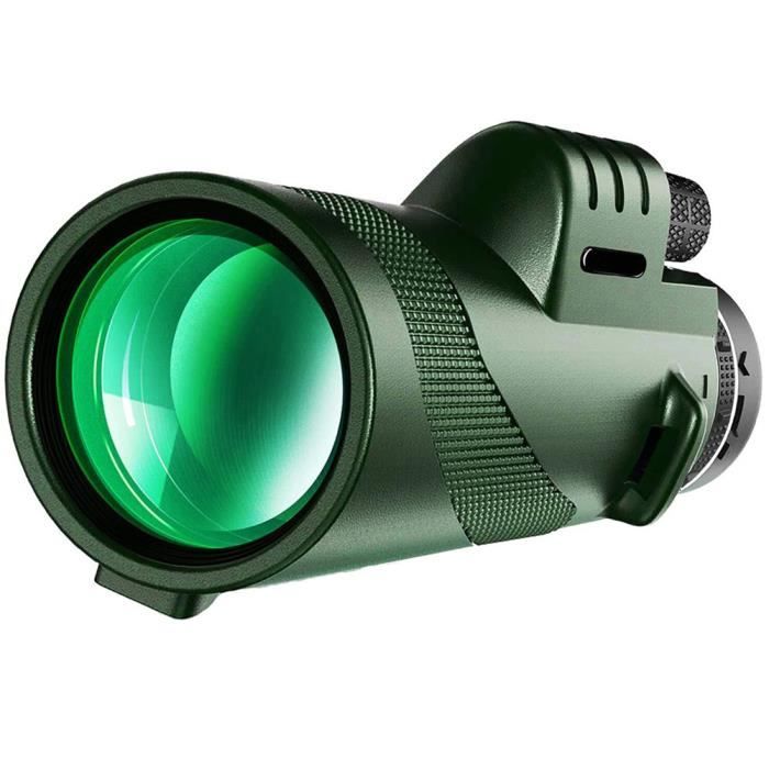 Monoculaire Télescope 80x100 HD - Avec Trépied Et Adaptateur Téléphone, Pour Observation Et Voyage