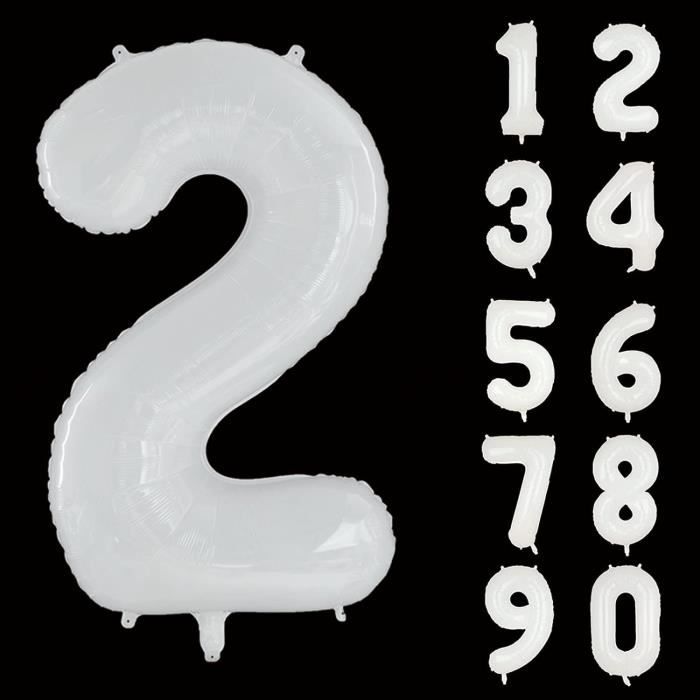 Grand Ballon En Forme De Chiffre 1 En Mylar Pour Décoration De Fête D