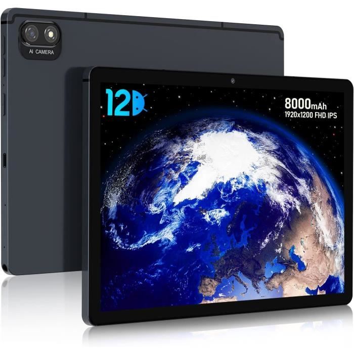 Tablette 10.1 Pouces Android 12,8Go Ram+ 256Go Rom,7500Mah,2.0Ghz ...