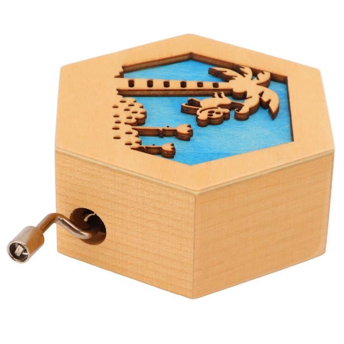 LEX Boîte À Musique Manivelle Mouvement + Perforateur + 20 Bandes Papar