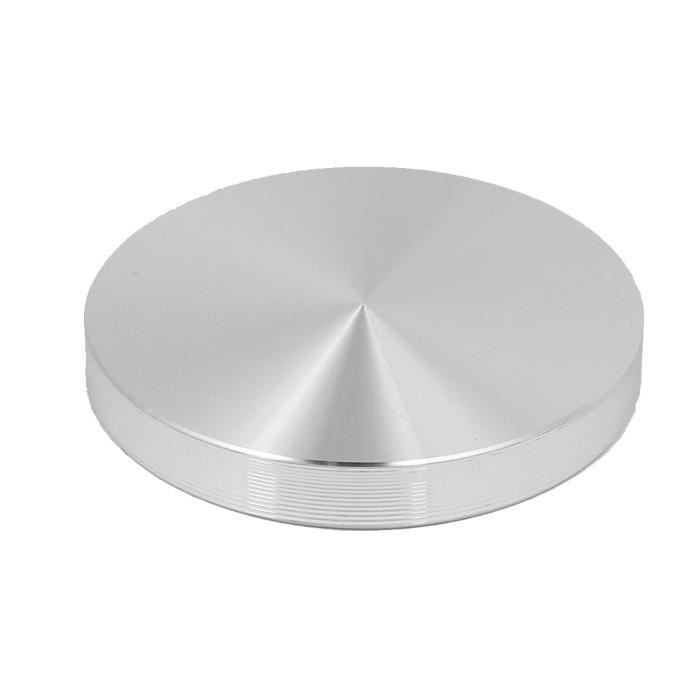 Filetage M10 diamètre 60 mm rond en Aluminium disque de matériel pour table en verre 
