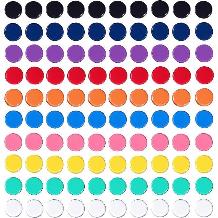 Aimants Frigo étoiles Colorés - Lot De 10 - Forte Adhésion - Pour Tableau Blanc, Frigo - ZDZBLX