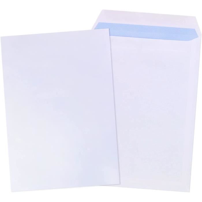 Blake Purely Everyday 23893/250 - Lot 250 Enveloppes Auto-Adhésives C5 229x162mm 100g/m² Blanc