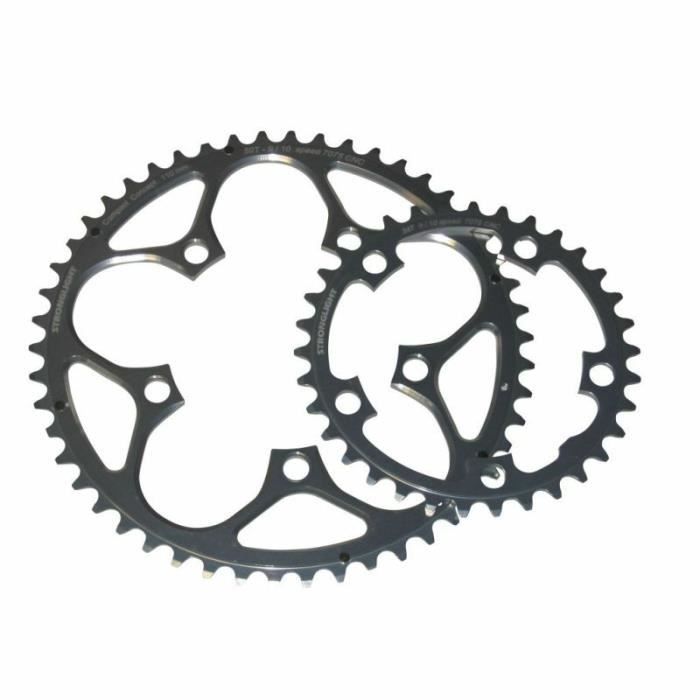 Triple plateau stronglight 32 - 42 - 52 pour ta ou 49d - Équipements vélos