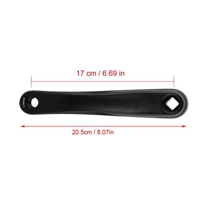 SURENHAP Bras de manivelle de vélo Remplacement du bras de manivelle gauche en alliage d'aluminium pour vélo sport outillage