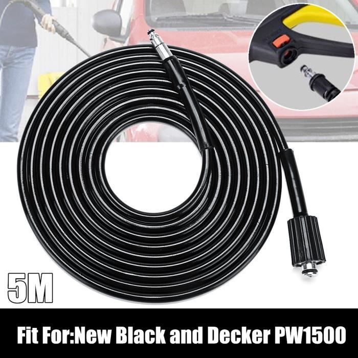 Tuyau Haute Pression 5m - Diamètre 10mm DN6 - 250 Bar - Compatible Karcher HD/HDS - Marque TECHKAR - Neuf