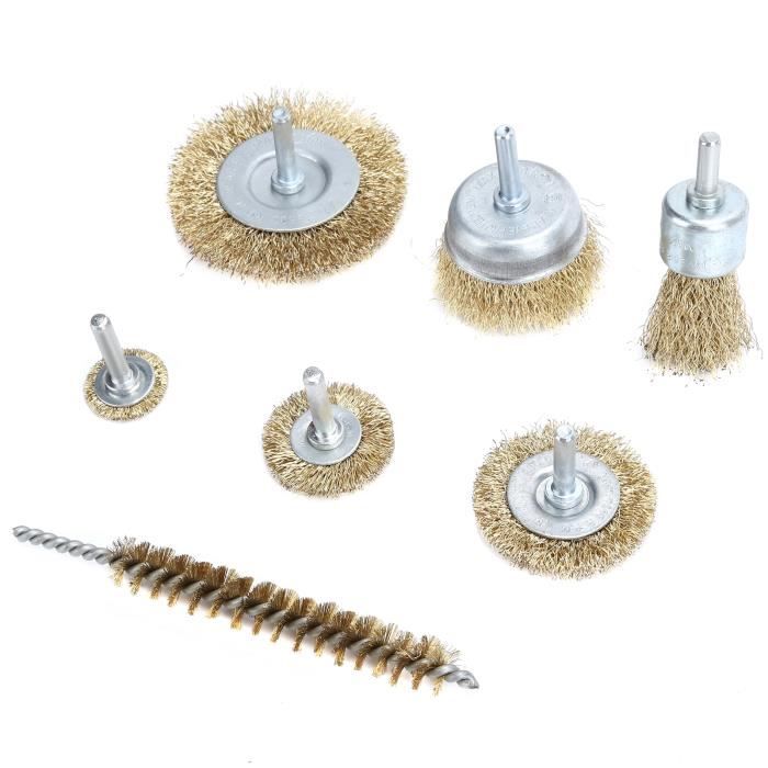 5 Roues De Polissage Nylon Jaune – 5mm Diamètre, 9mm épaisseur, Tige 2.35mm – Pour Outil Rotatif Type Dremel