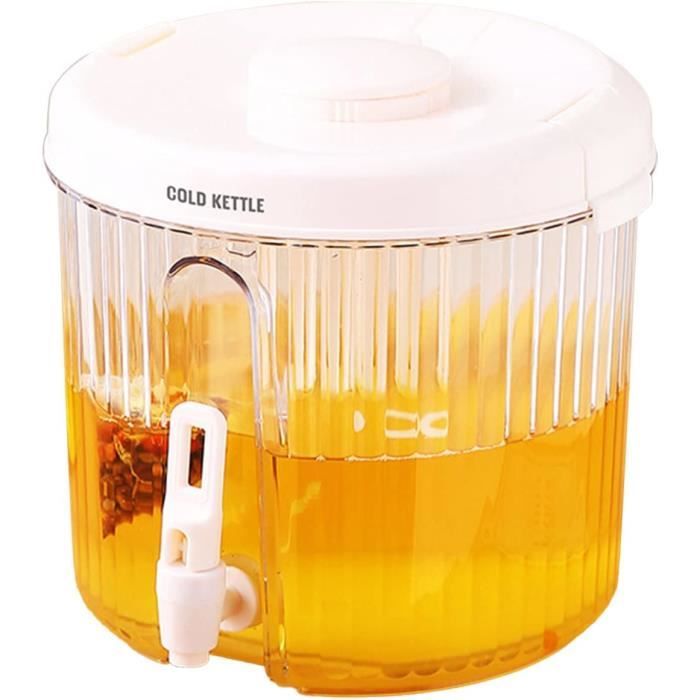 Distributeur De Boissons QUHUOYAO En Verre - 5L Avec Robinet Anti-goutte