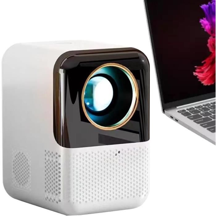 Projecteur TV Portable 4K Sans Fil Avec Transmission Écran - Mini Projecteur Plug And Play Pour Smartphone