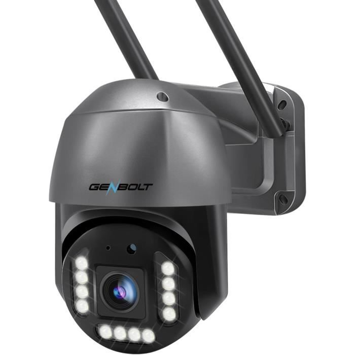[Dc&Poe] 4K Caméra De Surveillance Wifi Extérieure, 8Mp Caméra Ip Avec ...