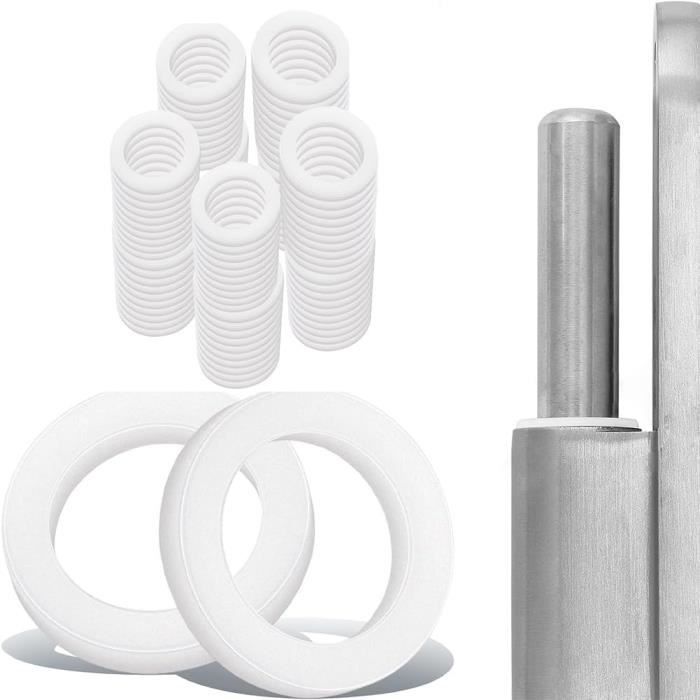 Rondelles Plastique,Rondelle Nylon,Lot De 100 Rondelle,Rondelles Pour Gonds De Porte,Rondelle
