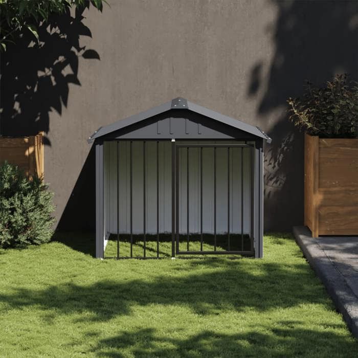 vidaXL Niche Acier Toit 117x103x102