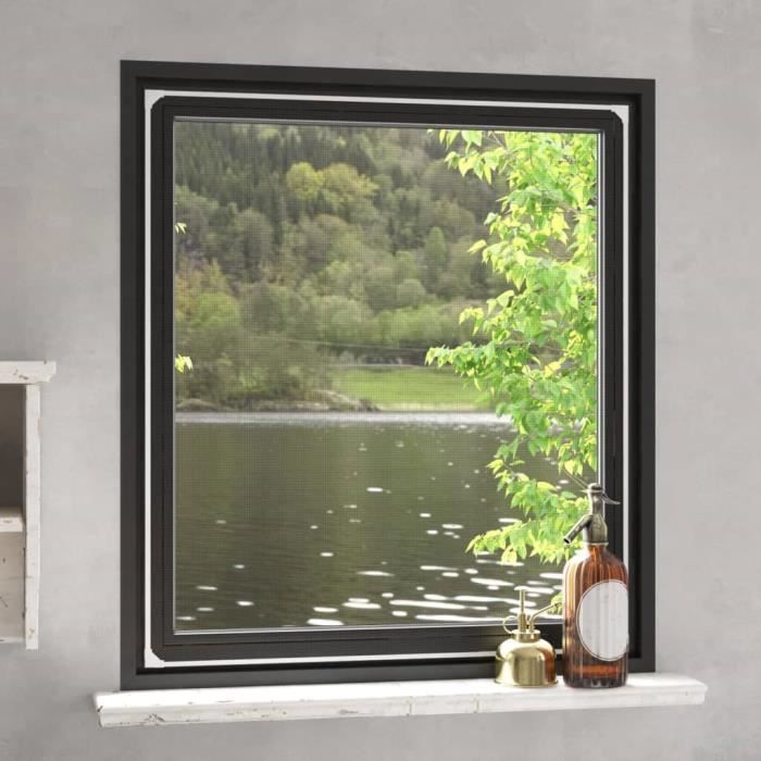 vidaXL Moustiquaire magnétique pour fenêtres blanc 130x150 cm 153855
