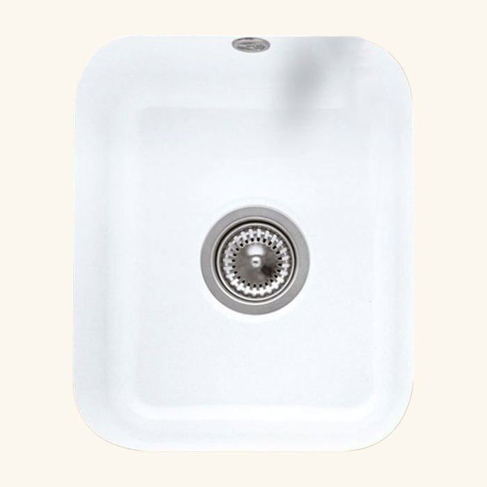 Evier sous plan céramique Villeroy & Boch CISTERNA 1 bac 370x435 - vue 2