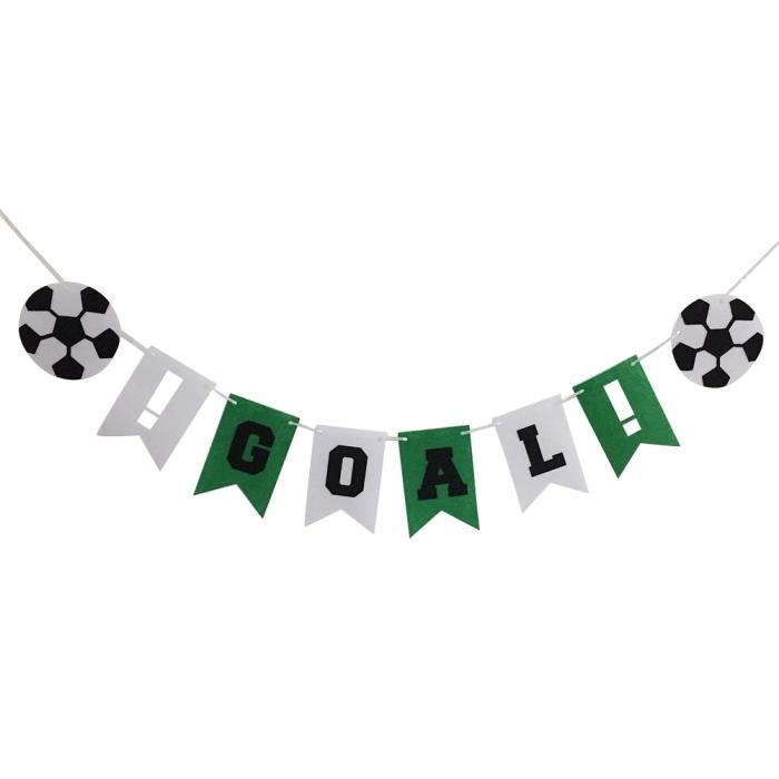 1 Pc Football Banniere Guirlandes D Anniversaire Garcon Douche Tissu Suspendus Chaine Decorations Pour Support Toile A Broder Cdiscount Beaux Arts Et Loisirs Creatifs