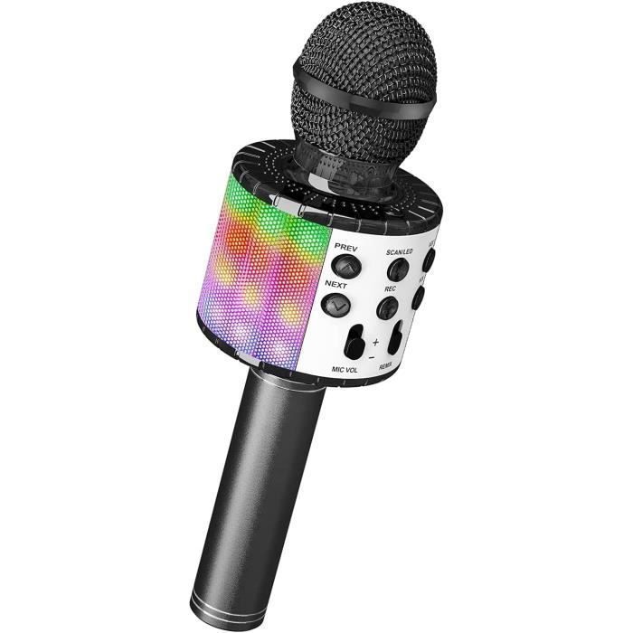 Microphone sans Fil Karaoké, Micro Bluetooth Lecteur karaoké Portable 4
