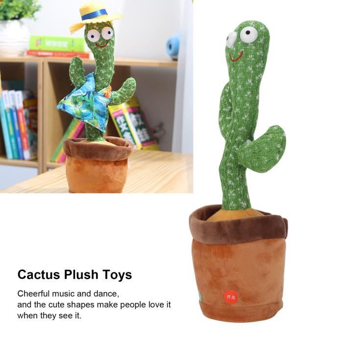 CACTUS GRINGO - Peluche cactus qui danse, chante et répète