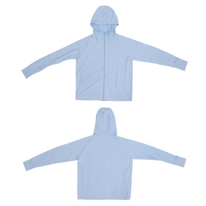 Sweat à Capuche Homme AFTCO Adapt - Protection Solaire, Pêche, Camouflage Bleu, Taille L