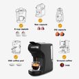  HiBREW – Machine à café expresso 3 en 1 et , 19 bars, cafetière à capsules multiples, dosette, lait Dolce, nespresso et poudre-1