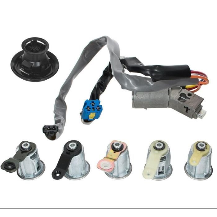 Kit Neiman Antivol De Direction + 5 Serrures + Bouchon Essence Compatible Pour PEUGEOT Partner