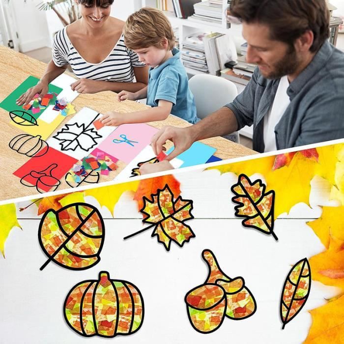 Couronne De Feuilles D'Automne - Créalia Enfant - Coffrets Créatifs Pour Enfant