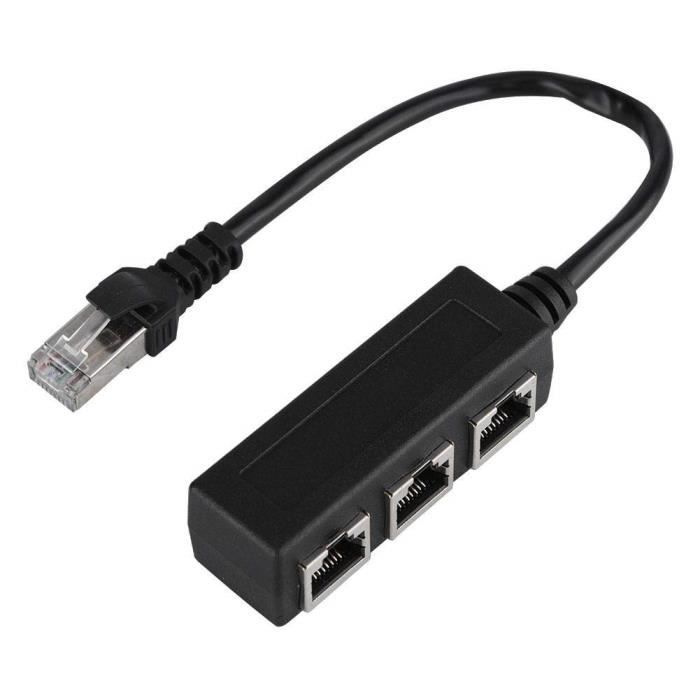 Répartiteur Ethernet, adaptateur de câble d'extension Ethernet