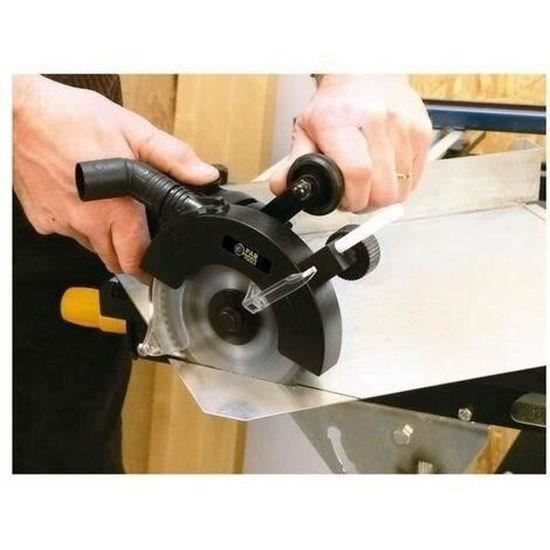 Scie Plongeante Fartools 500W - Multimatériaux (Bois, Métal, Céramique) - Avec Rail Aluminium 70cm Et 3 Lames
