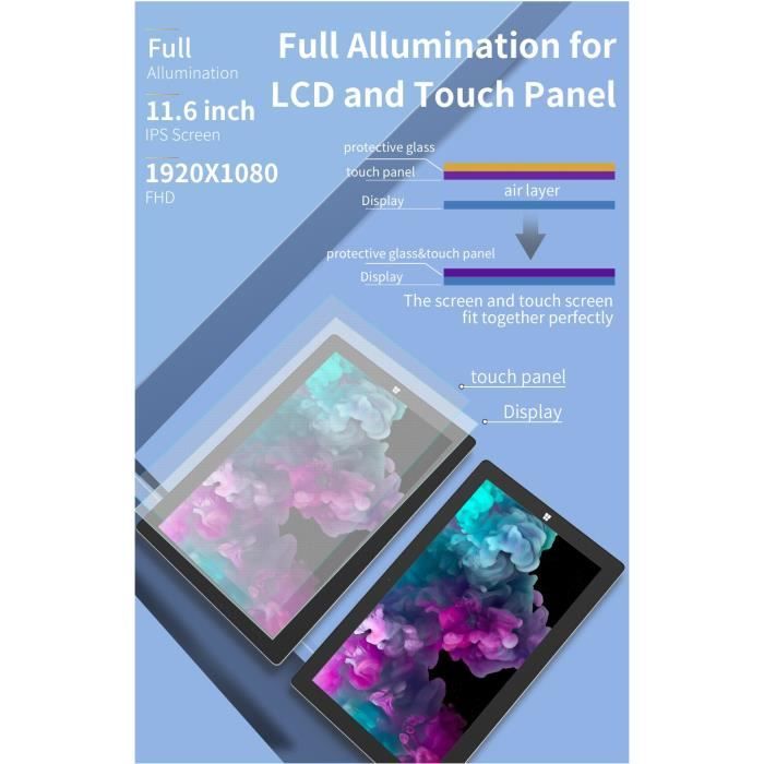 Jumper EZpad Go-Tablette Tactile 2 en 1-11.6 pouces-Windows1