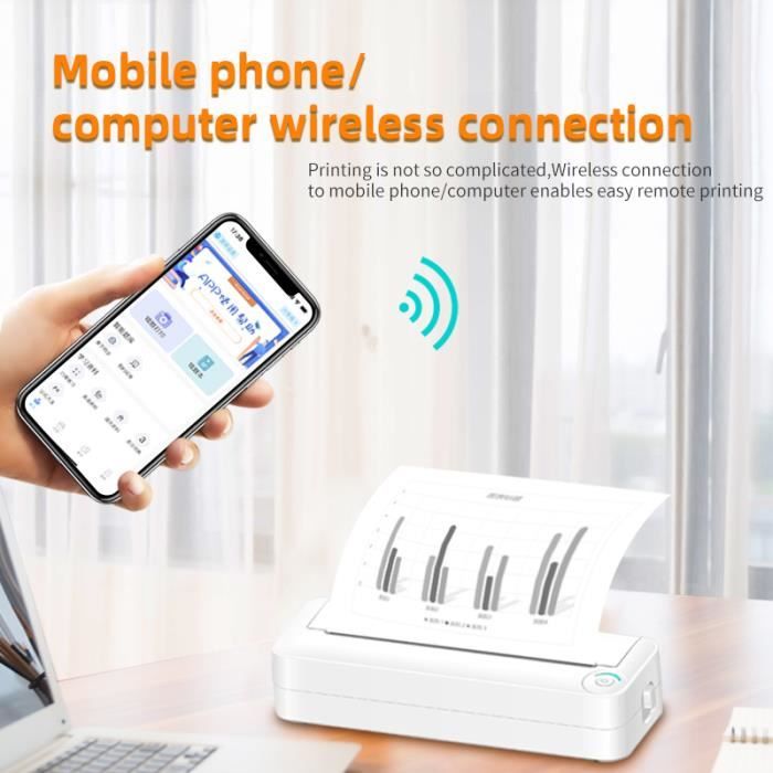 Imprimante thermique , Portable pour Smartphone, 200dpi, fil - Cdiscount  Informatique