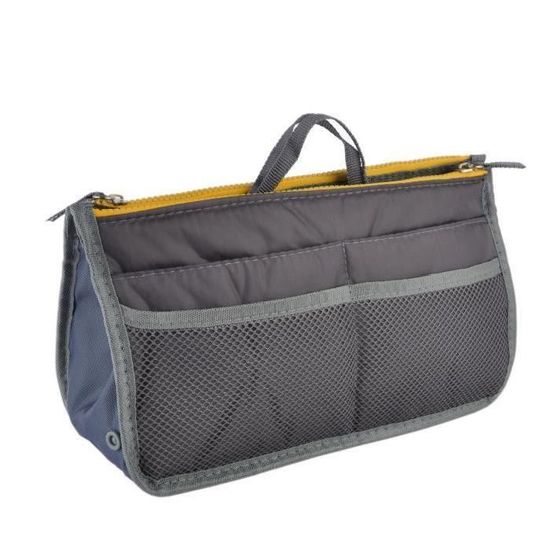 Bag Organiseur de Sac à Main Insérer Sac de Rangement Intérieur Antivol Forme Organiseur de Sacs à Main pour Grand Sac à Main ou Sac de Voyage 
