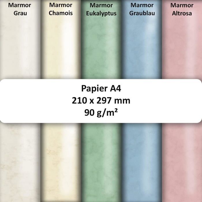 Papier à Lettre Vert Eucalyptus A4 100g/m² - Lot 25 Feuilles Texturées 15% Coton | Qualité Supérieure