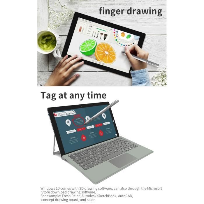 Jumper EZpad Go-Tablette Tactile 2 en 1-11.6 pouces-Windows2