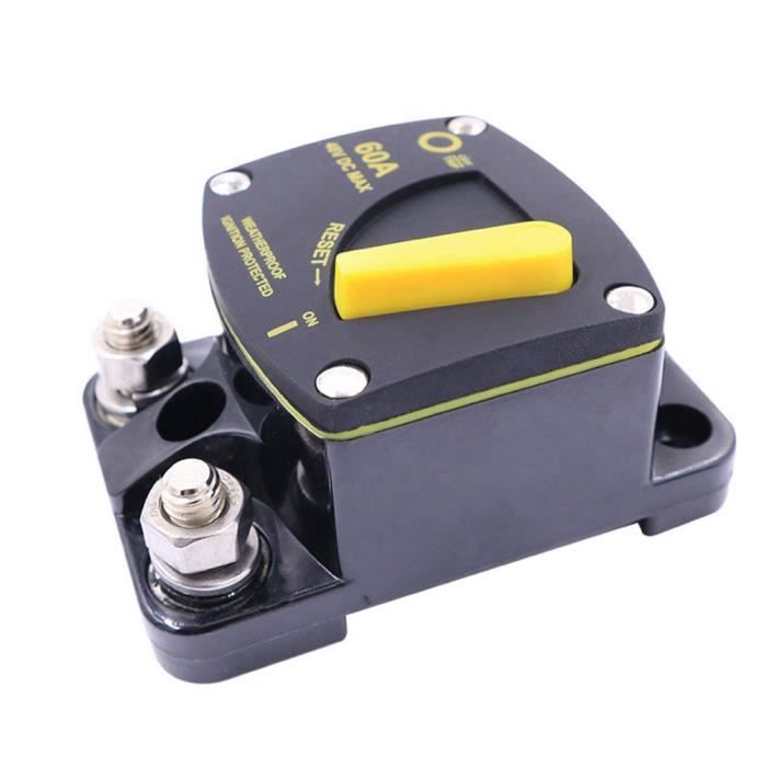 Interruttore Impermeabile 12-48V 2 Interruttori Automatici 30A Manual Reset | Impermeabili 12-48V DC | Per Auto, Barca, Solare Interruttore Circuito Manual Reset - Foto 5