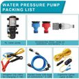Pompe à eau 12 V 6 L/min, pompe à eau à pression auto-amorçante, CAMPLUX pour caravane, bateau, système d'eau chaude, 4,5 bar/65-3
