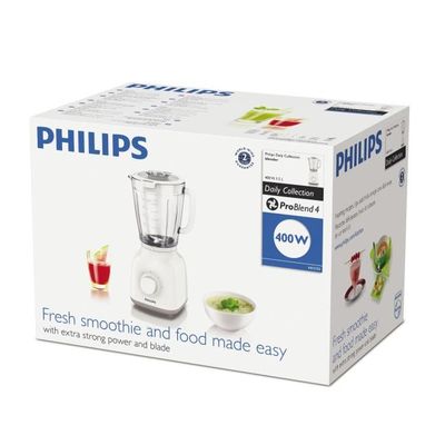 Officer Anoi Frosset PHILIPS HR2105/00 Blender classique Daily Collection - Blanc - Cdiscount  Electroménager
