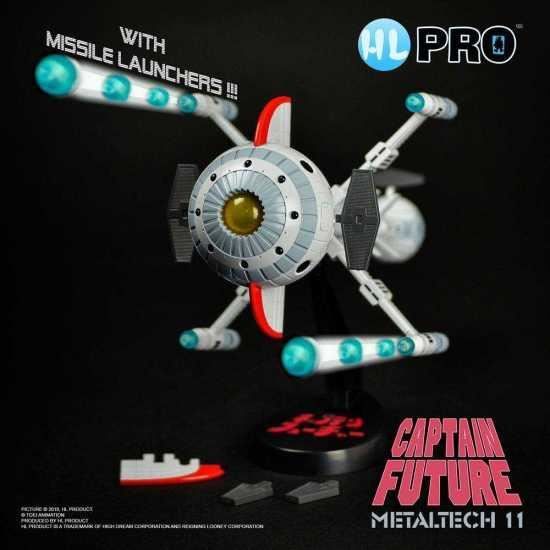 Capitaine Flam véhicule Diecast Metaltech 11 Future Comet 24 cm Cosmolabe