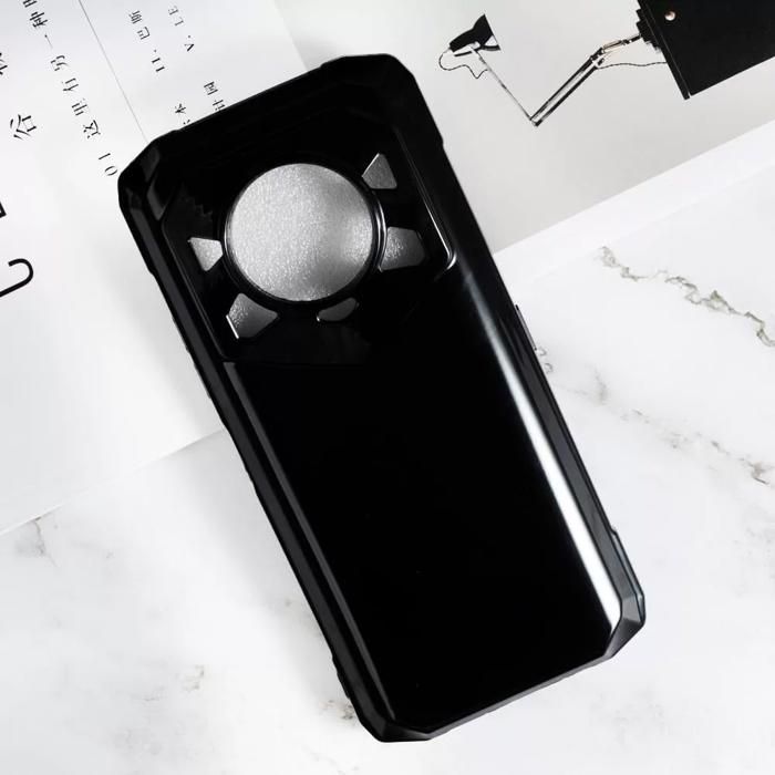 MEMELOKA Cover per DOOGEE Vmax Plus/Vmax PRO 2024 + Pellicola Protettiva in Vetro Temperato, Sottile Morbida Silicone TPU Anti-Ingiallimento Custodia[AntiGraffio][Anti-Impronte], Trasparente