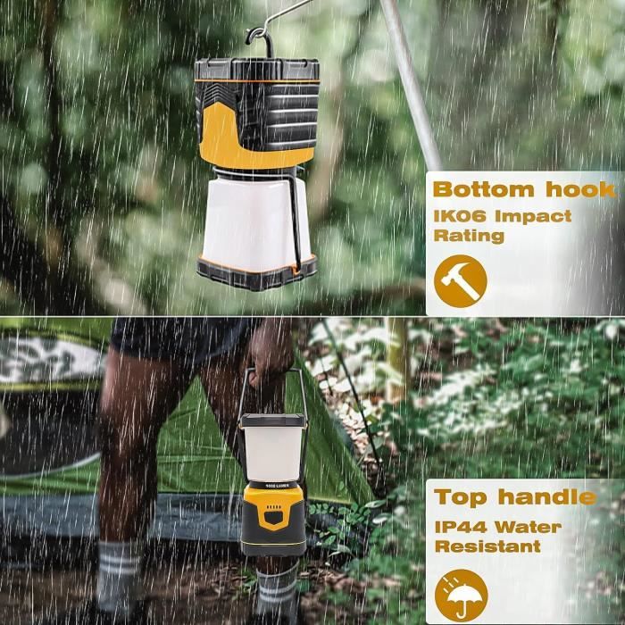 LAMPE DE CAMPING à LED, lampe de tente, éclairage d'