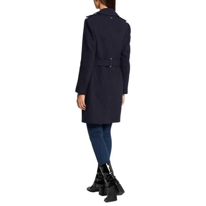 Manteau top bleu morgan