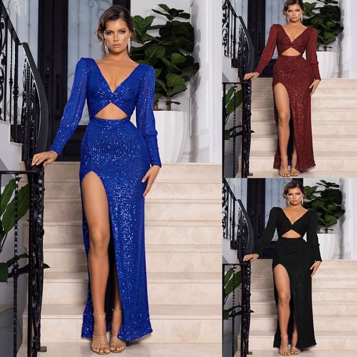 Robe paillette sexy deals