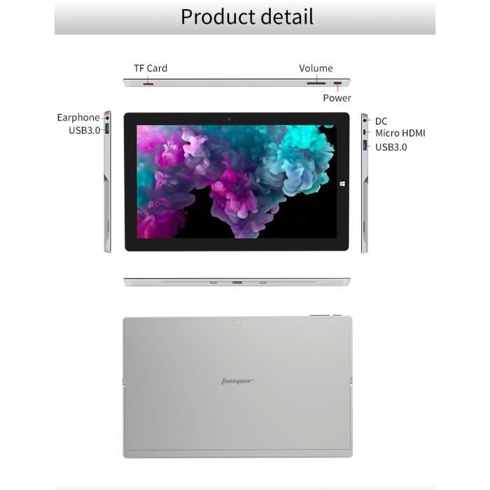 Jumper EZpad Go-Tablette Tactile 2 en 1-11.6 pouces-Windows3