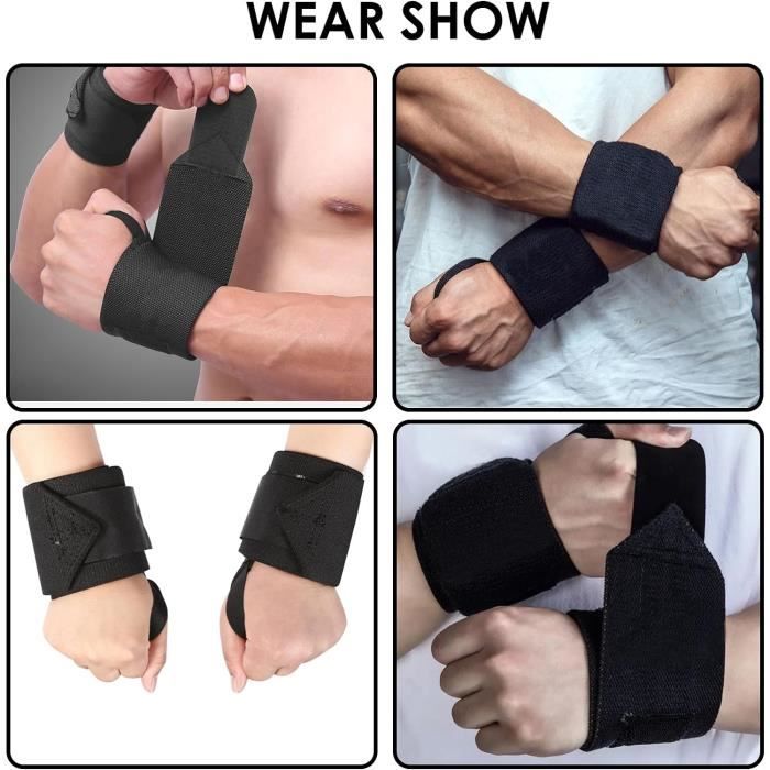 1 Paire Bande Musculation, Bande De Sport Élastiques, Wrist